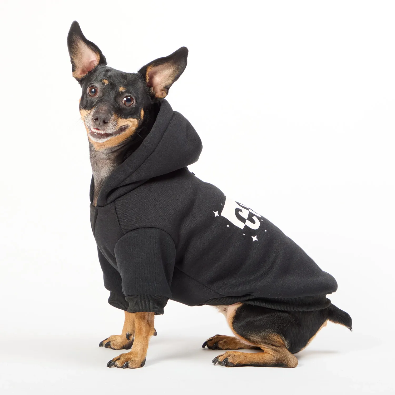 Moletom com Capuz para Caes Cool Flicks Preto 1